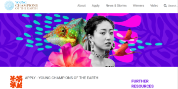 Young Champions of the Earth 2026 - UNEP