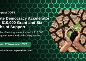 Climate Democracy Accelerator 2027 by People Powered, Impact DOTS opportunity card