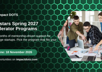 Techstars Spring 2027 Accelerator Programs, deadline 18 November 2026, Impact DOTS