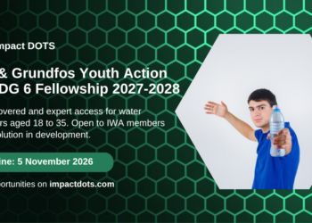 IWA and Grundfos Youth Action for SDG 6 Fellowship 2027 2028, Impact DOTS