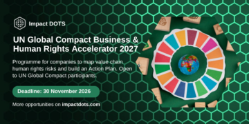 UN Global Compact Business and Human Rights Accelerator 2027, deadline 30 November 2026, Impact DOTS