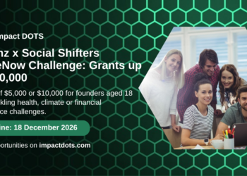 Allianz x Social Shifters MoveNow Challenge 2026 grants for founders aged 18 to 30, Impact DOTS